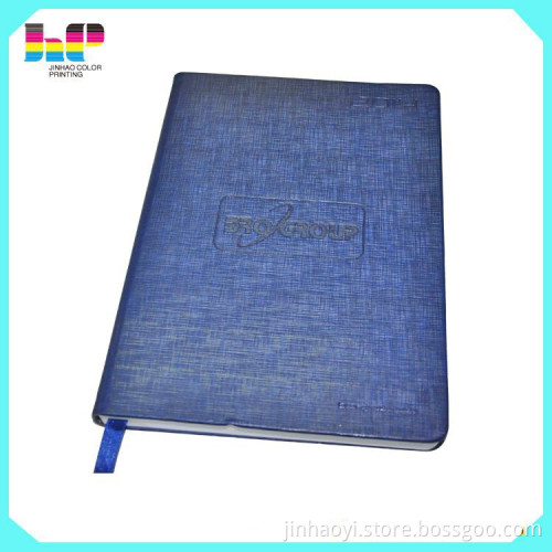 pocket book printing pu leather notebook